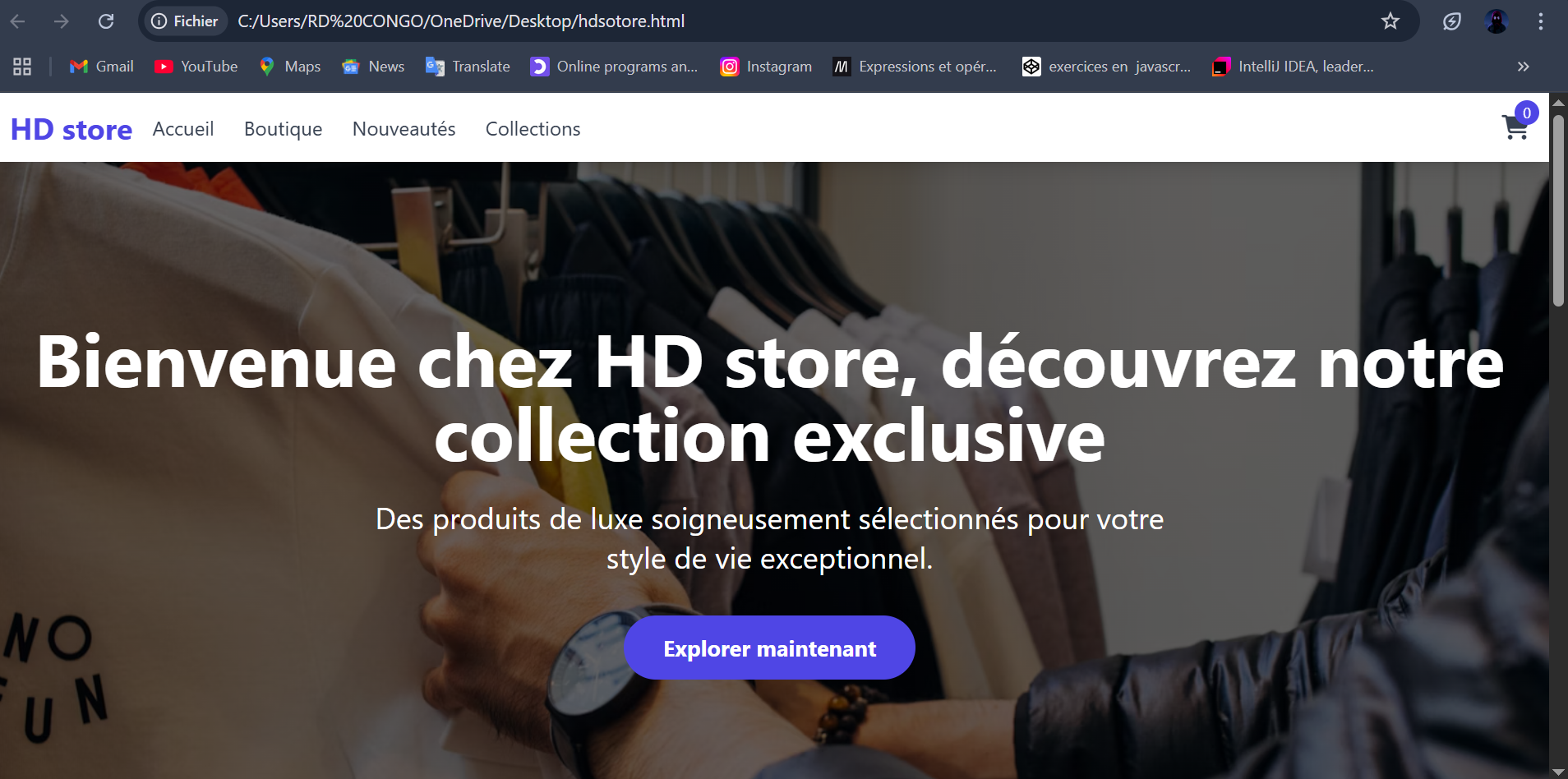 Site Web de E-commerce